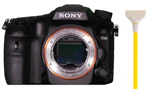 Sensorreinigung Sony SLT Kameras mit 5Achsen Bildstabilisator  A77 und A99 Modelle [upl. by Erdda]