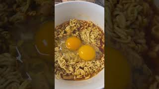 ASMR Lazy mom ramen recipe with egg in 5 minutes [upl. by Selma896]