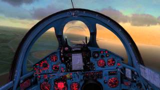 DCS MiG21Bis  Startup Takeoff amp Landing [upl. by Nylemaj]