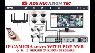 Hikvision NVR with POE setup for beginners HDD installation  Face Detection Line crossing [upl. by Aicxela]