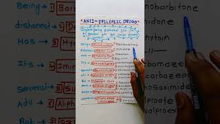 Antiepileptic drugs pharmacologyepilepsyseizuresclassificationpharmacology notes tricks [upl. by Nahij257]