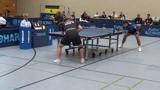 Danzer vs Rinderer D Satz 5 bis Verletzung 20240825 DTTB Pokalv Table Tennis Hilpoltstein Windsbac [upl. by Kurt]