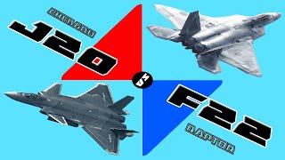 J20 vs F22  F22 Raptor vs Chengdu J20 [upl. by Alexandro623]