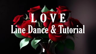 LOVE  Line Dance DanceampTutorial [upl. by Garry]