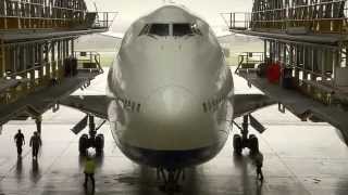 British Airways Boeing 747400 in DCheck [upl. by Deach]