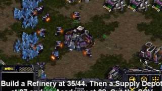 StarCraft How To Terran vs Zerg Build Order [upl. by Jarlen]