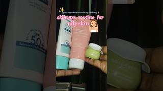 Easy step skincare for oily skin💧 views viralshort ytshorts reach explorepage foroilyskinfeed [upl. by Omrellug666]