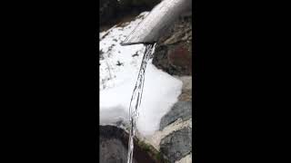 An example of LAMINAR STEADY FLOW captured in the Italian Alps [upl. by Eecyaj]