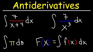 Antiderivatives [upl. by Athalee]