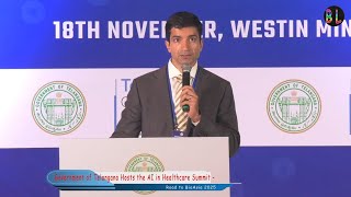 Government of Telangana Hosts The AI in Healthcare Summit – Road to BioAsia 2025 nationalbeautyandl [upl. by Mychal694]