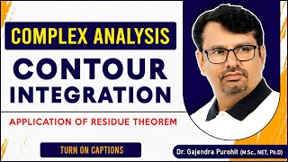 Complex Analysis Contour Integration  Application of Residue Theorem [upl. by Nyssa]