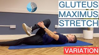 60 Gluteus Maximus Variation Stretch [upl. by Donelle]