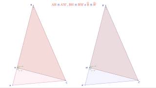 Geometria  Dimostrazione criteri di congruenza dei triangoli [upl. by Aleet695]