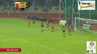 Perak vs Kedah 2  1  Bola Sepak Final Sukma 2018 [upl. by Yendirb997]