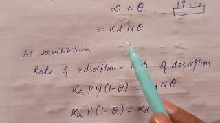 Langmuir Absorption Isotherm [upl. by Tsirhc599]