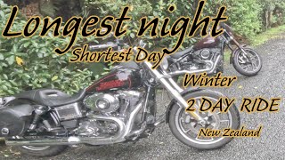 Longest Night  Shortest Day Ride Harley Davidson Lowrider amp Sport Glide New Zealand [upl. by Ann-Marie]