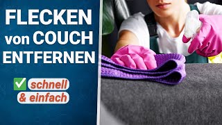 Flecken aus Couch entfernen  So gehts [upl. by Aneehsirk]