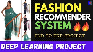 Fashion Recommender System  Clothes Recommendation  Ecommerce Project [upl. by Kcirddot]