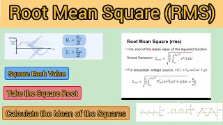 Root Mean Square RMSEK Elecrtrical [upl. by Nordna]