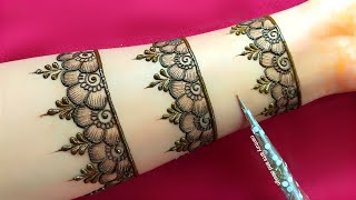 Very beautiful stylish mehndi design  easy mehndi design  mehndi ka design  mehndi design mehndi [upl. by Duffie213]