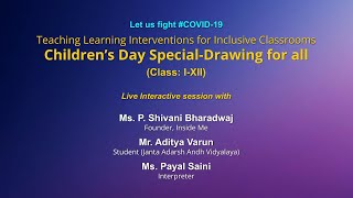 Live Interaction on PMeVIDYA  Teaching Learning Interventions for Inclusive Classrooms [upl. by Holton]