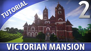 Minecraft  How to Build a Victorian Mansion Part 29 [upl. by Adim]