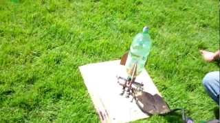 Bottle rocket design and launch  260 feet into the air [upl. by Carena]