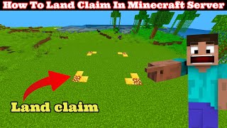 How To Claim Land In Minecraft  Trust Permissions  Land Claim Tutorial Hindi Me 2024 [upl. by Astraea70]