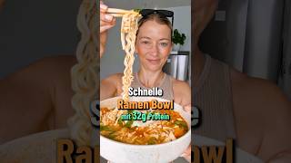 Tofu Ramen Bowl  10 Minuten Rezept zum Abnehmen [upl. by Abey]