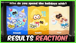 SPLATOON 3 FROSTFEST RESULTS REACTION Friends vs Family vs Solo [upl. by Mutat]