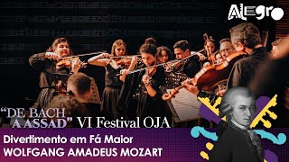 Divertimento em Fá Maior  W A Mozart  ♫ Noite quotDe Bach a Assadquot OJA ♫ [upl. by Eiblehs421]