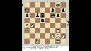 Dubov Daniil vs Bortnyk Olexandr  CrunchLab Masters Chess Div 3 W 2024 chess com INT R3 4 [upl. by Tertia]