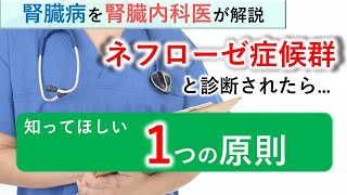 ネフローゼ症候群と診断されたら知ってほしい1つの原則【腎臓内科医が解説】 [upl. by Aseel860]