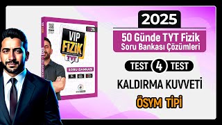 TYT Fizik Soru Bankası Çözümleri Test 4  Kaldırma Kuvveti [upl. by Hillel]