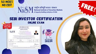 SEBI Investor Certification Examination by NISM How to enroll amp syllabus ✅👍 nismexam sebi [upl. by Morganica]