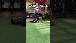 Puente de gluteos iso  iso hold glute bridge [upl. by Swan]