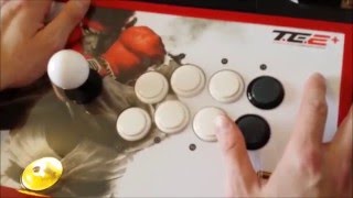 MADCATZ STREET FIGHTER 5 SFV FIGHT STICK TOURNAMENT EDITION 2 SFV TE 2 PLUS UNBOXING [upl. by Eatnuahs]