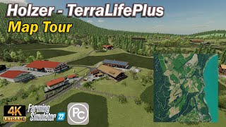 Holzer  TerraLife Plus  Map Tour  Farming Simulator 22 [upl. by Aire88]