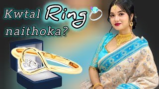 Kwcham Ring swlai Kwtal namani 💍 Biva Jamatia lifestyle vlog  Swarnakamal Jewellers lifstylevlog [upl. by Aihsatsan]