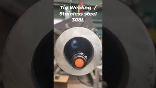 TIG WELDING STAINLESS STEEL 308Lweldernation tigwelding weldingshorts weld welding tigwelding [upl. by Arvonio]