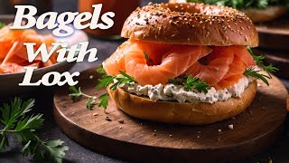 BEST New Yorks Bagels With Lox  Fancy Food Taste 🥯🥯 [upl. by Nimajaneb599]