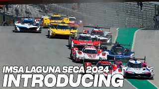 INTRODUCING THE IMSAS LAGUNA SECA RACE  IMSA RACE 2024 [upl. by Nodnelg672]