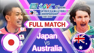 Japan vs Australia  Full Match  PPTV 2021 Asian Sr mens JVA Volleyball Champ  Pool E [upl. by Anillehs]