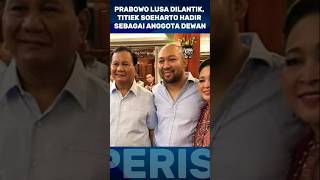 PRABOWO LUSA DILANTIK TITIEK SOEHARTO HADIR beritaterkini new beritaterbaru [upl. by Moreta]