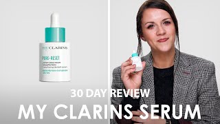 30 Day Team Review of Clarins My Clarins PURE RESET Serum [upl. by Curson]