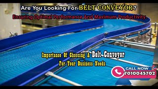 Belt conveyors manufacturers  Chennai  cuddalore  Bangalore  Mysore  tada sricity  India [upl. by Ertemed335]