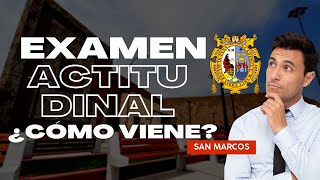 🔴 Cómo dar el Examen ACTITUDINAL San Marcos 🤜 Admisión de admisión 2025 UNMSM [upl. by Ennovihc]