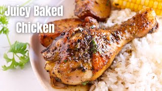 How to make JUICY BAKED CHICKEN  Jehan Can Cook [upl. by Iem816]