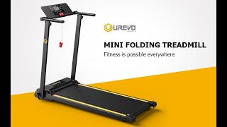 Urevo Foldi Mini Folding Treadmill [upl. by Atal]