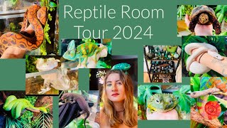 Reptile Room Tour 2024 [upl. by Andras]